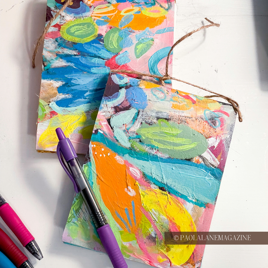 Handpainted Abstract Notepad